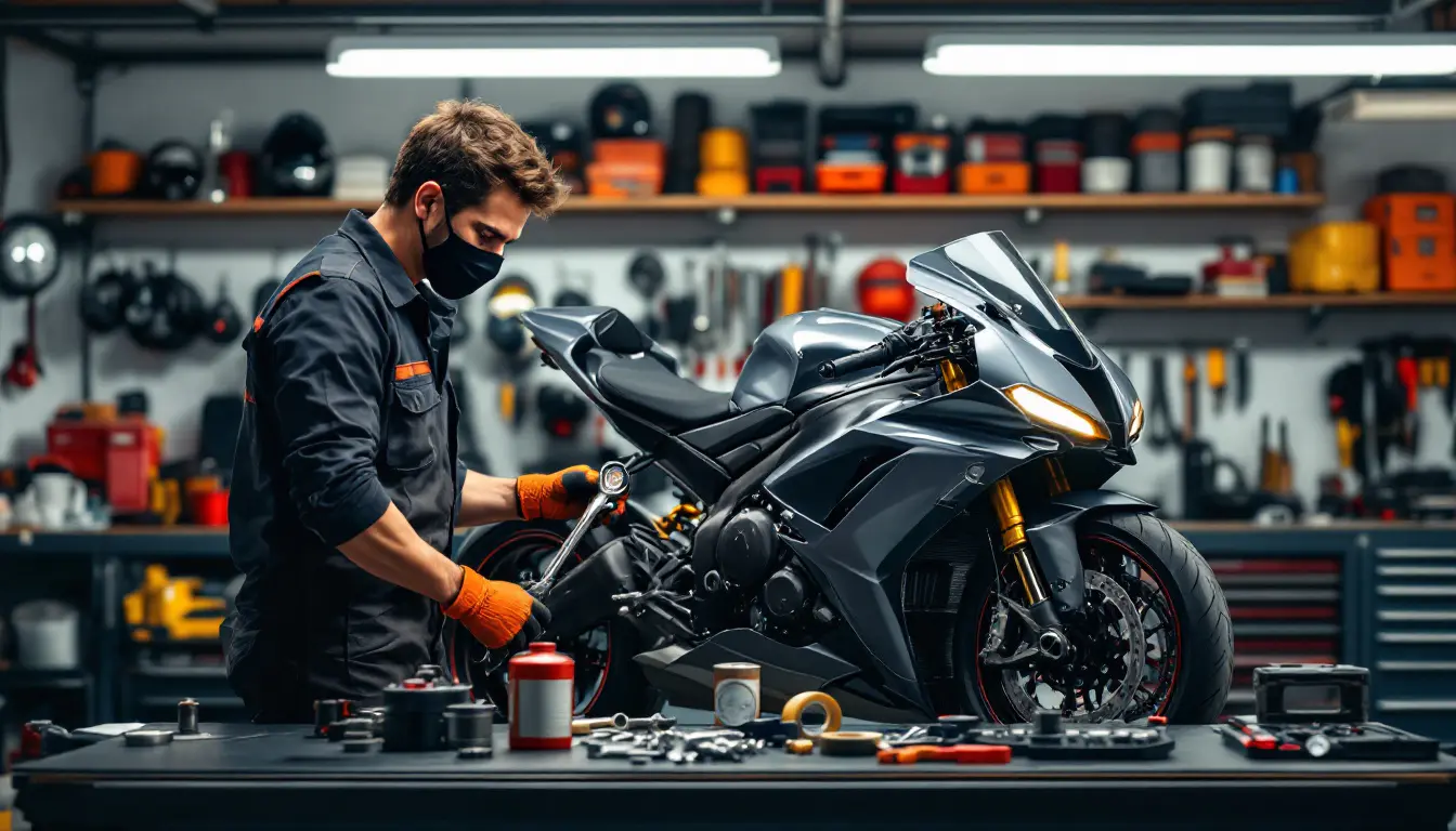 découvrez nos conseils pratiques pour assurer un entretien régulier de votre moto. apprenez les étapes essentielles pour préserver la performance et la sécurité de votre deux-roues, tout en prolongeant sa durée de vie. que vous soyez novice ou motard expérimenté, suivez nos recommandations pour un entretien efficace et simple.
