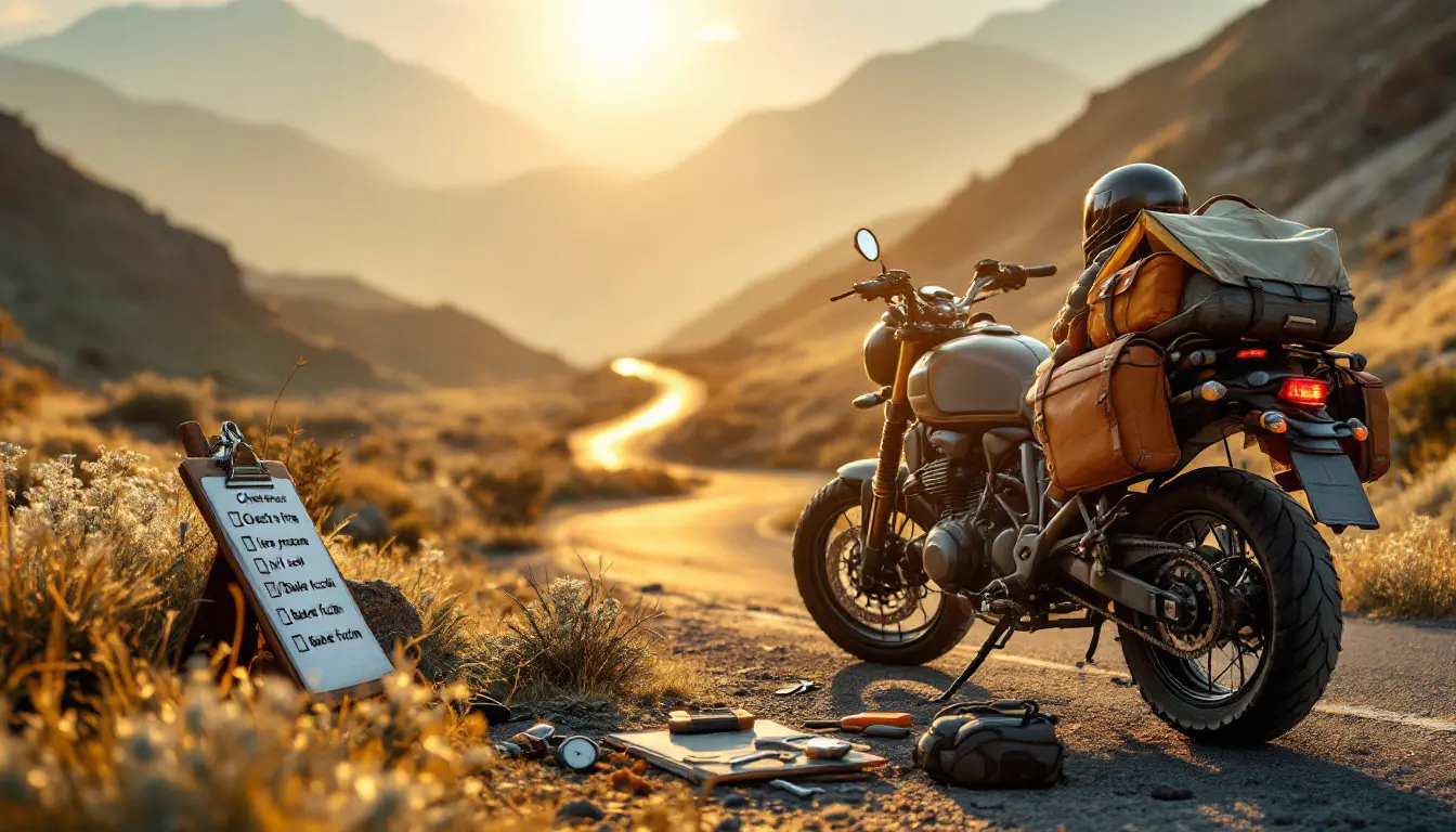 scopri i passaggi essenziali per preparare la tua moto prima di un lungo viaggio. assicurati di controllare lo stato del tuo veicolo, di effettuare le manutenzioni necessarie e di raccogliere l'equipaggiamento adeguato per un'avventura in tutta sicurezza.
