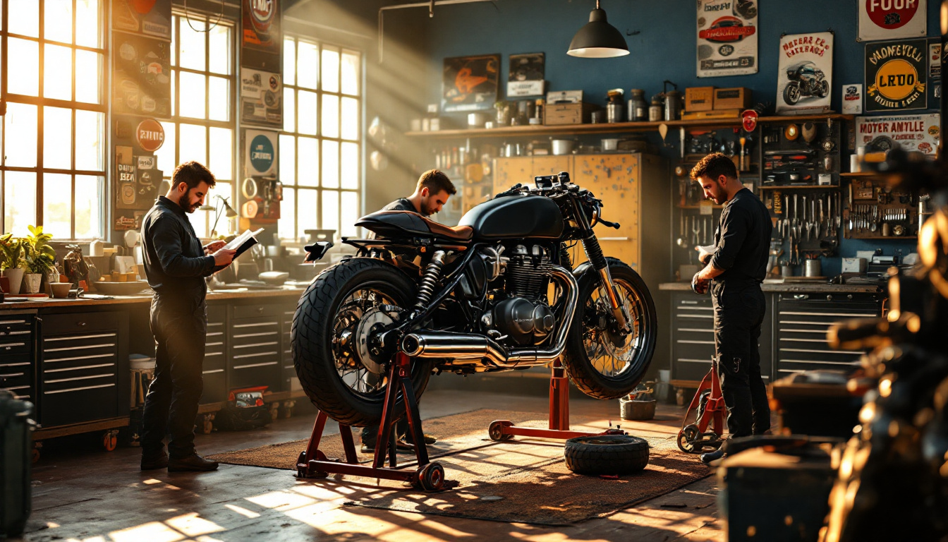 discover in quimperlé a unique space dedicated to the repair of motorcycles of all brands. whether you are an amateur or professional biker, our expert team is here to offer you quality service and bring your two-wheeler back to life. don't let mechanical issues hold you back, entrust us with your motorcycle and ride with peace of mind!