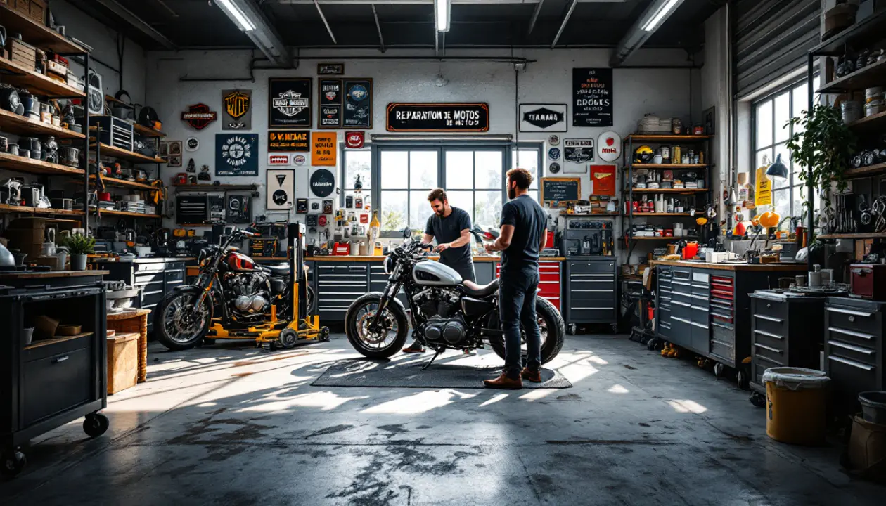 découvrez à quimperlé un espace exceptionnel dédié à la réparation de motos de toutes marques. profitez d'un service de qualité, d'une équipe d'experts passionnés et de solutions adaptées à vos besoins. rendez votre moto comme neuve dans notre atelier!