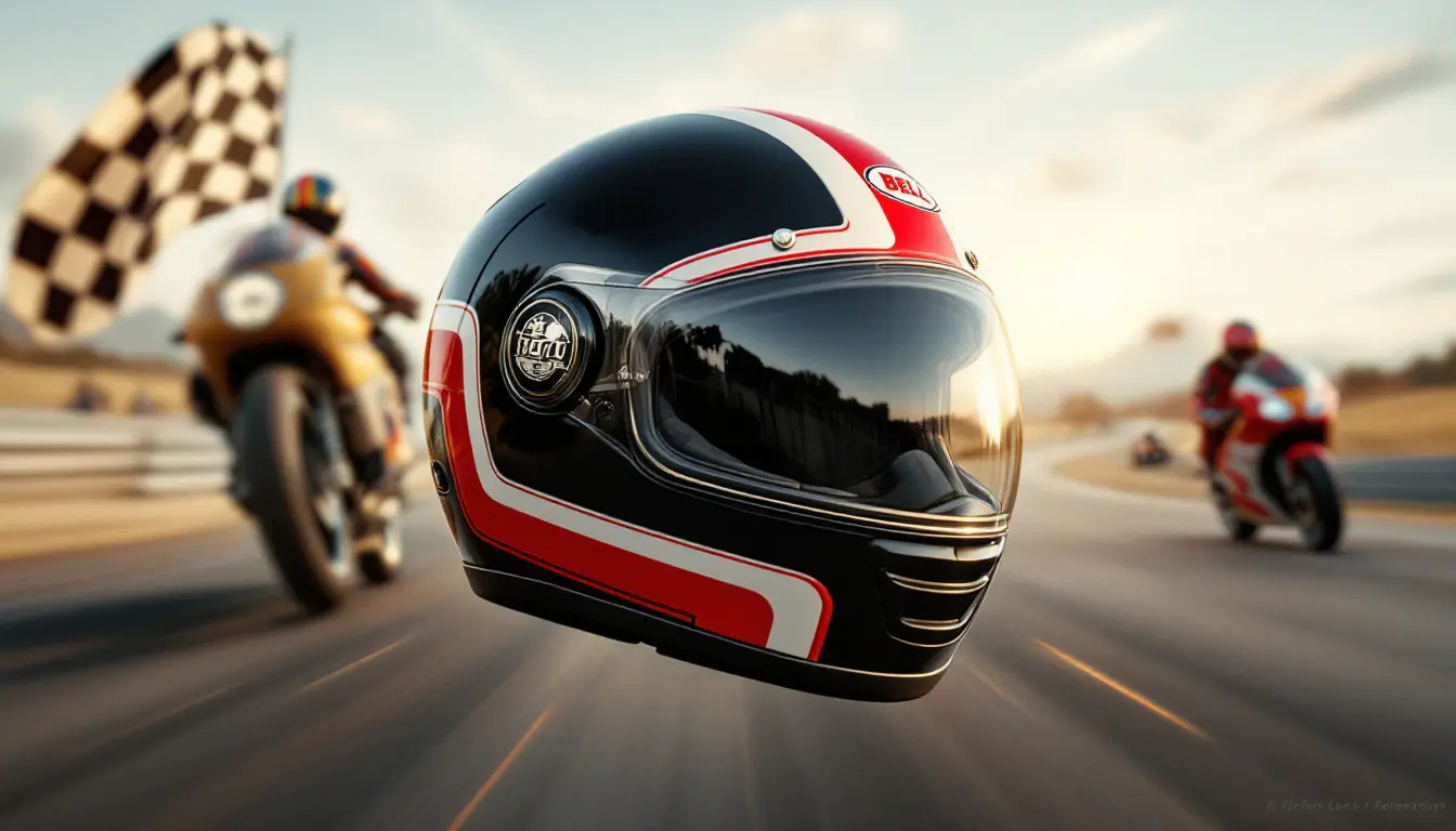 scopri il casco bell moto-3, un equipaggiamento iconico che unisce stile vintage e sicurezza moderna, ispirato dal leggendario pilota steve mcqueen. ideale per gli appassionati di moto, questo casco è la scelta perfetta per unire performance ed estetica ad ogni passeggiata.