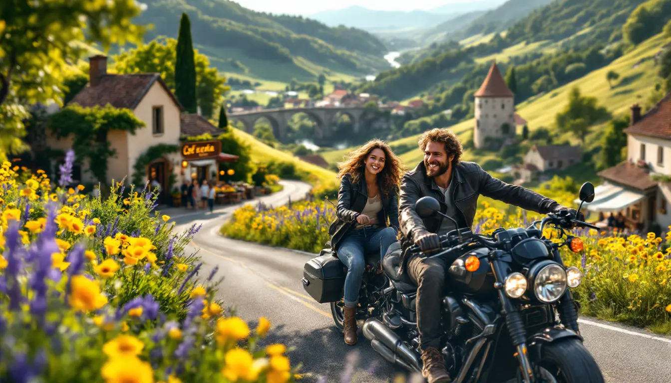 scoprite la bellezza della francia attraverso un'avventura indimenticabile in moto. evadetevi su due ruote ed esplorate i paesaggi pittoreschi, i villaggi incantevoli e le strade tortuose che fanno il fascino dell'hexagone. preparatevi per un'escursione piena di libertà e scoperte.