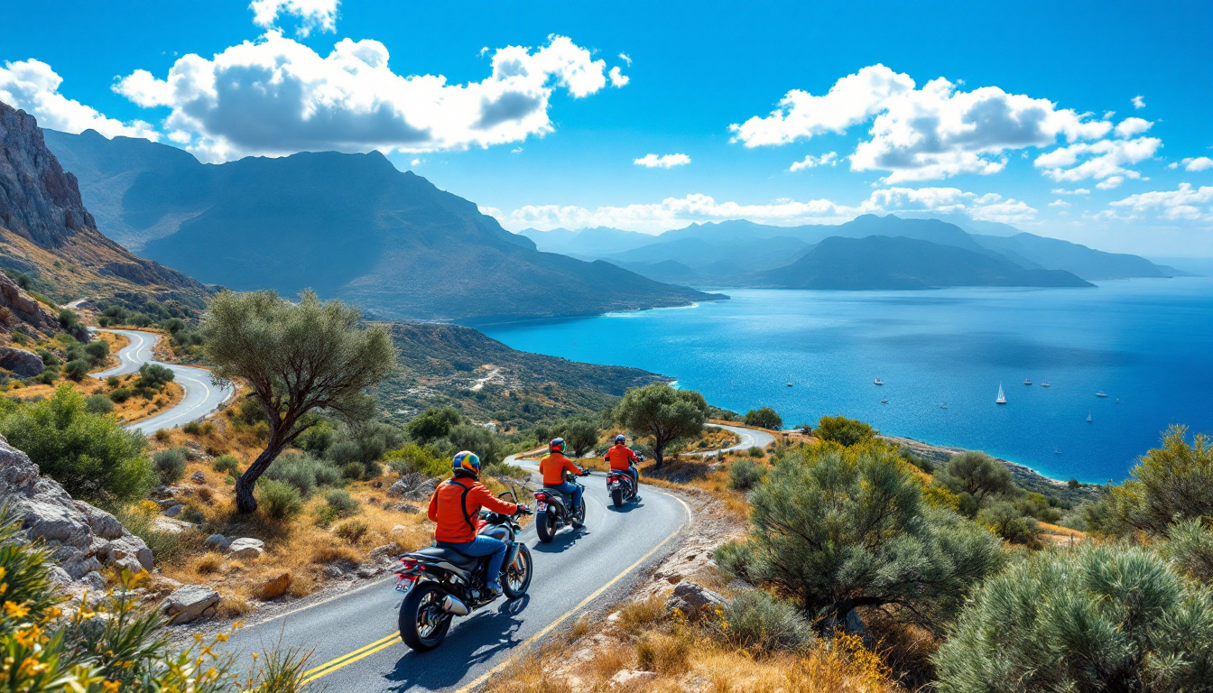 découvrez la magie de la crète à travers une aventure inoubliable avec atlas moto tour. partez à l'exploration des paysages époustouflants, de la culture riche et des joyaux cachés de cette île méditerranéenne. rejoignez-nous pour une expérience mémorable sur deux roues.