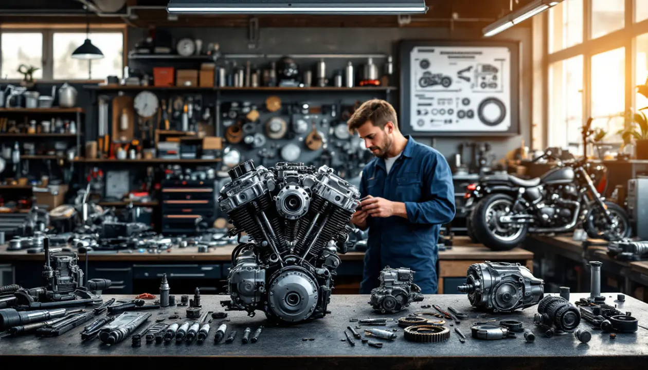 découvrez notre guide complet sur la mécanique moto, conçu pour vous aider à comprendre le fonctionnement de votre machine. apprenez les principes fondamentaux, les astuces d'entretien et les conseils pratiques pour optimiser les performances de votre moto.