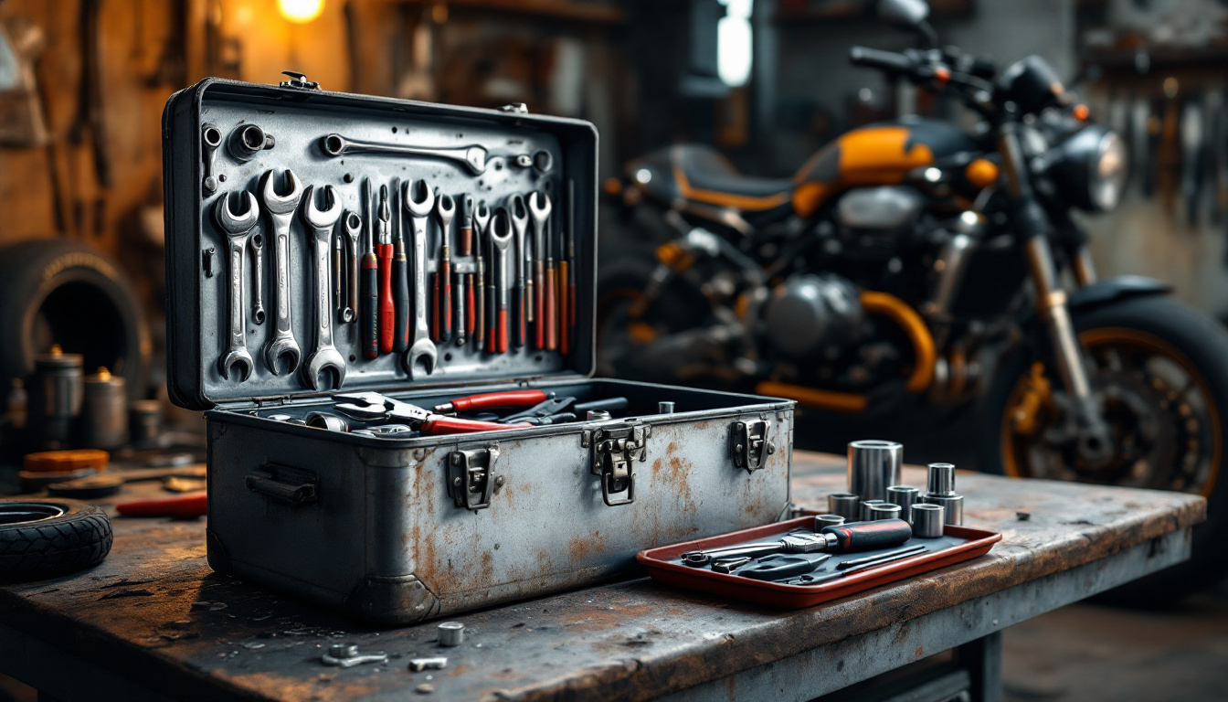 discover the essentials of tools for motorcycle mechanics. this essential list guides you on the indispensable tools for maintaining and repairing your motorcycle, thus ensuring performance and safety on the road.