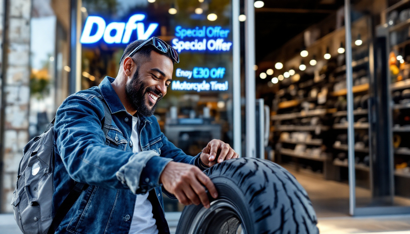 profitez de notre offre spéciale chez dafy et économisez 30 € sur l'achat de vos pneus de moto ! ne manquez pas cette occasion d'améliorer votre sécurité et votre performance sur la route tout en réalisant d'importantes économies.