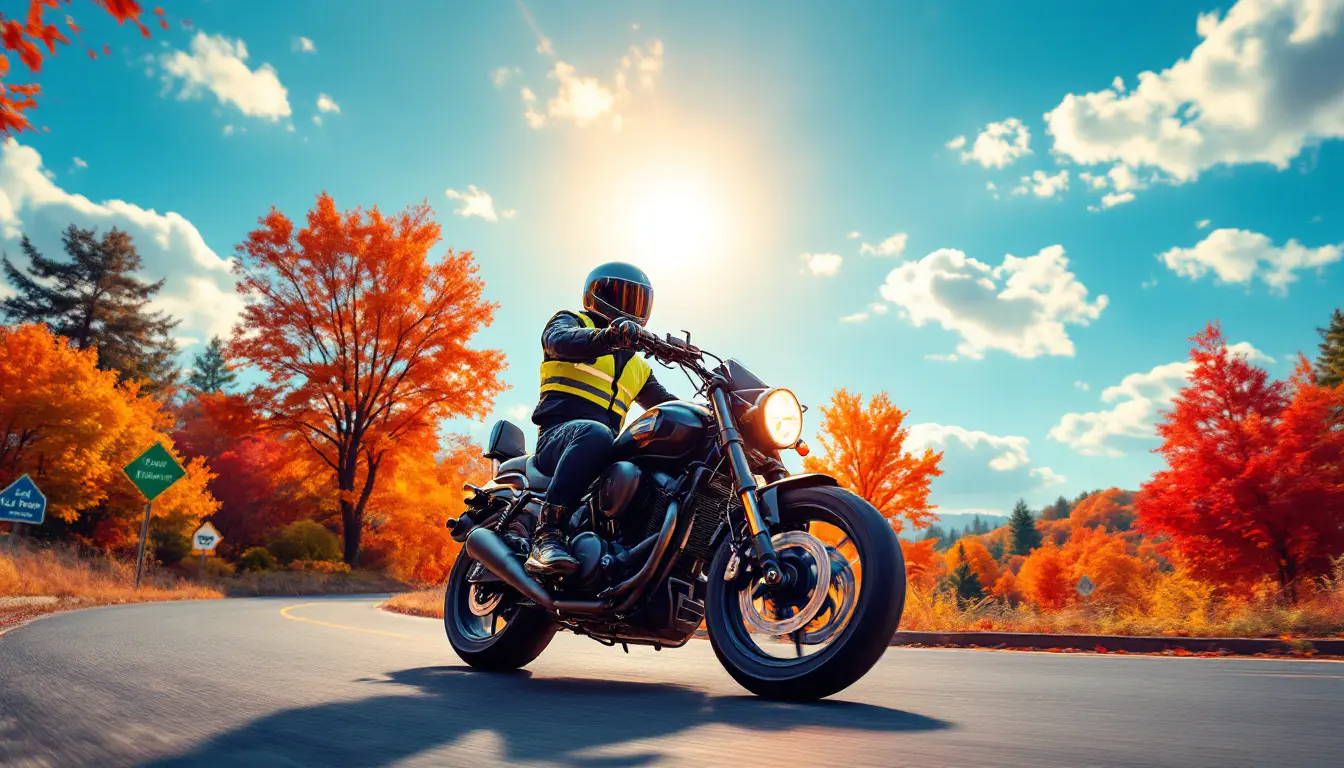scopri i nostri consigli essenziali per guidare in tutta sicurezza in moto questo autunno. proteggiti dalle condizioni climatiche mutevoli e migliora la tua visibilità sulla strada grazie ai nostri consigli indispensabili.