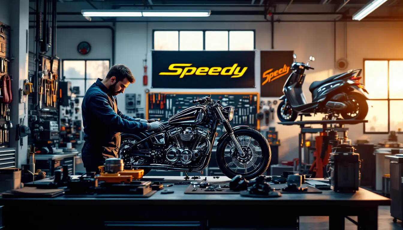 scopri il nuovo servizio di manutenzione offerto da speedy per le tue moto e scooter. approfitta di un'esperienza esperta e di servizi adattati per mantenere i tuoi due ruote in perfette condizioni di funzionamento. migliora le prestazioni e la sicurezza del tuo veicolo con speedy.