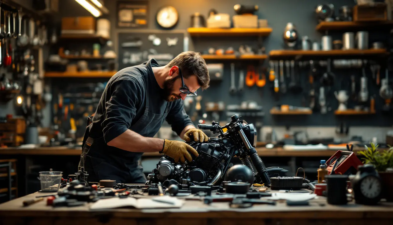 Scopri la nostra guida essenziale per manutenere e riparare la tua moto! Impara le basi della meccanica motociclistica, i trucchi indispensabili e i consigli pratici per i principianti. Non lasciare più che i guasti ti fermino e diventa autonomo nella manutenzione del tuo veicolo.