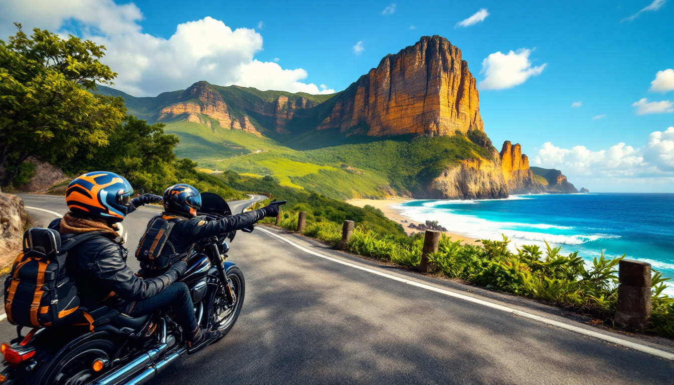 partez à l'aventure à madagascar avec un roadtrip inoubliable en moto ! découvrez des paysages à couper le souffle, des cultures riches et des routes pittoresques. préparez-vous pour une expérience unique à deux roues qui éveillera vos sens et ravira votre esprit d'exploration.