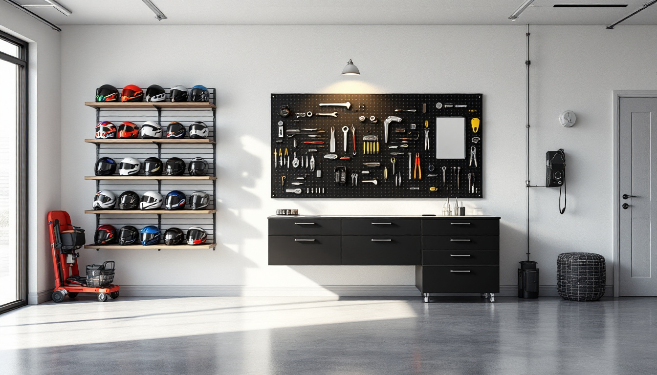 discover practical and effective tips to optimize the storage of your motorcycle equipment. learn to organize your accessories, clothing, and tools for easy access and a well-ordered living space.