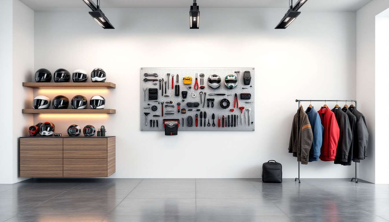 discover practical and effective tips to optimize the storage of your motorcycle equipment. learn how to organize your accessories, clothing, and parts for easy access and maximized storage space.