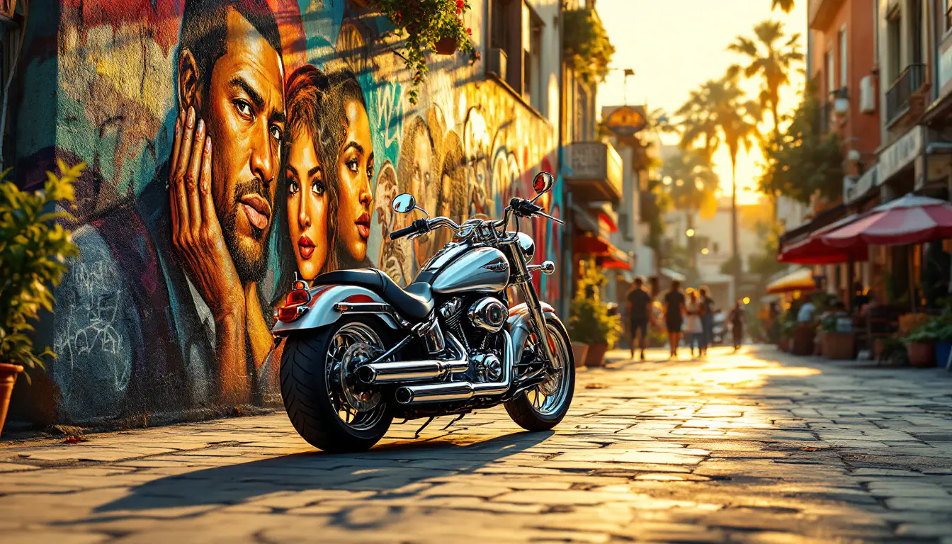 scopri l'universo vibrante dello street art attraverso i tuoi viaggi in moto. esplora opere sorprendenti e artisti talentuosi mentre percorri le strade. un'avventura visiva indimenticabile che unisce libertà e creatività!