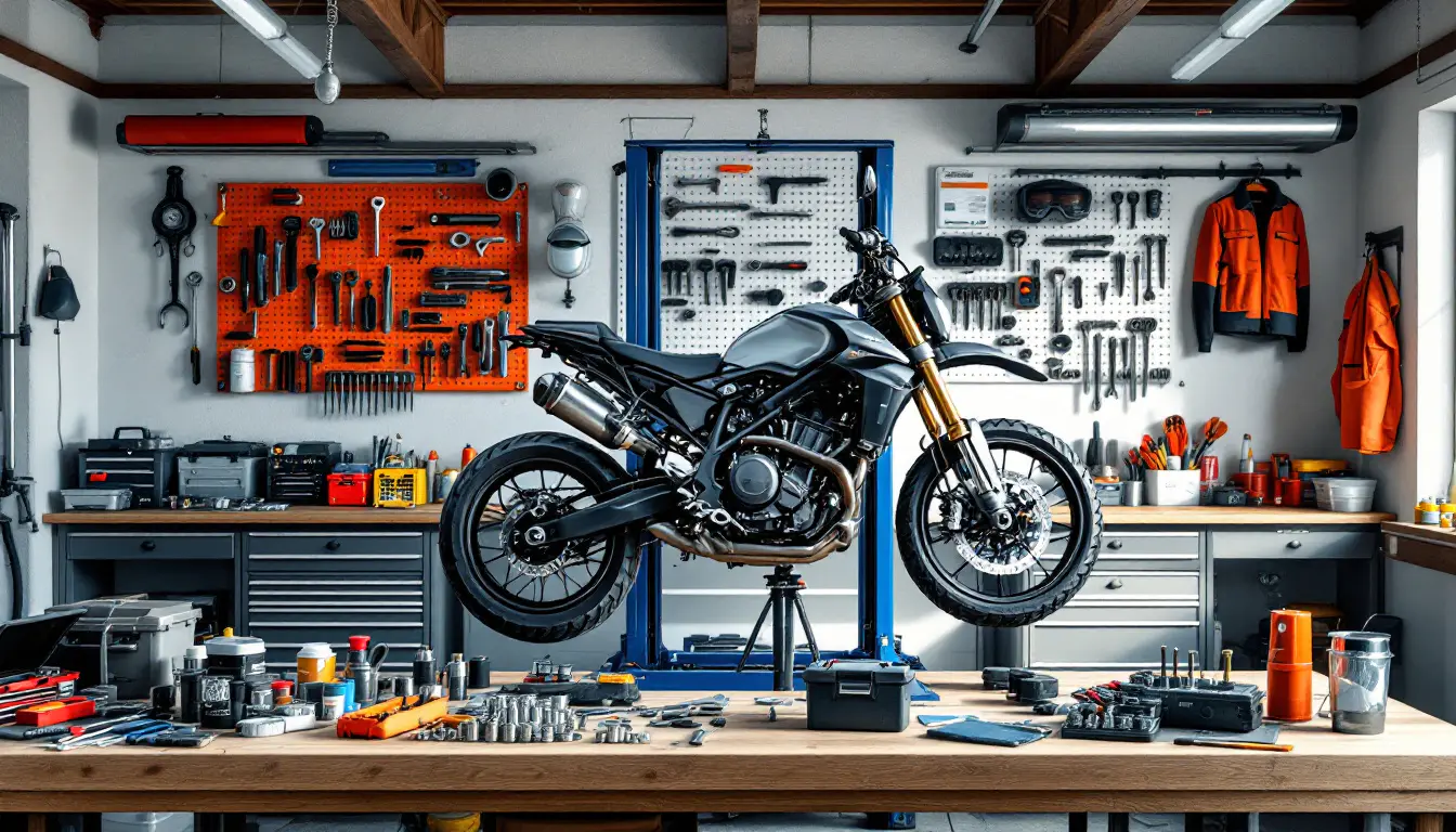 scopri le attrezzature indispensabili per effettuare riparazioni sulla tua moto a casa. impara come equipaggiarti efficacemente per mantenere e riparare il tuo mezzo a due ruote, mentre realizzi risparmi e garantisci la tua sicurezza.
