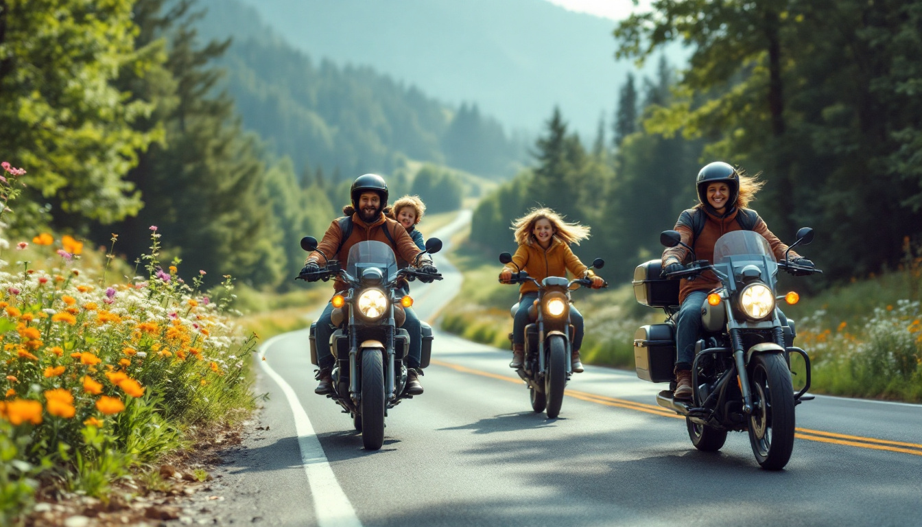 discover family-friendly routes for motorcycle journeys, offering safety, enchanting landscapes, and fun stops for young and old. embark on an adventure in complete peace!