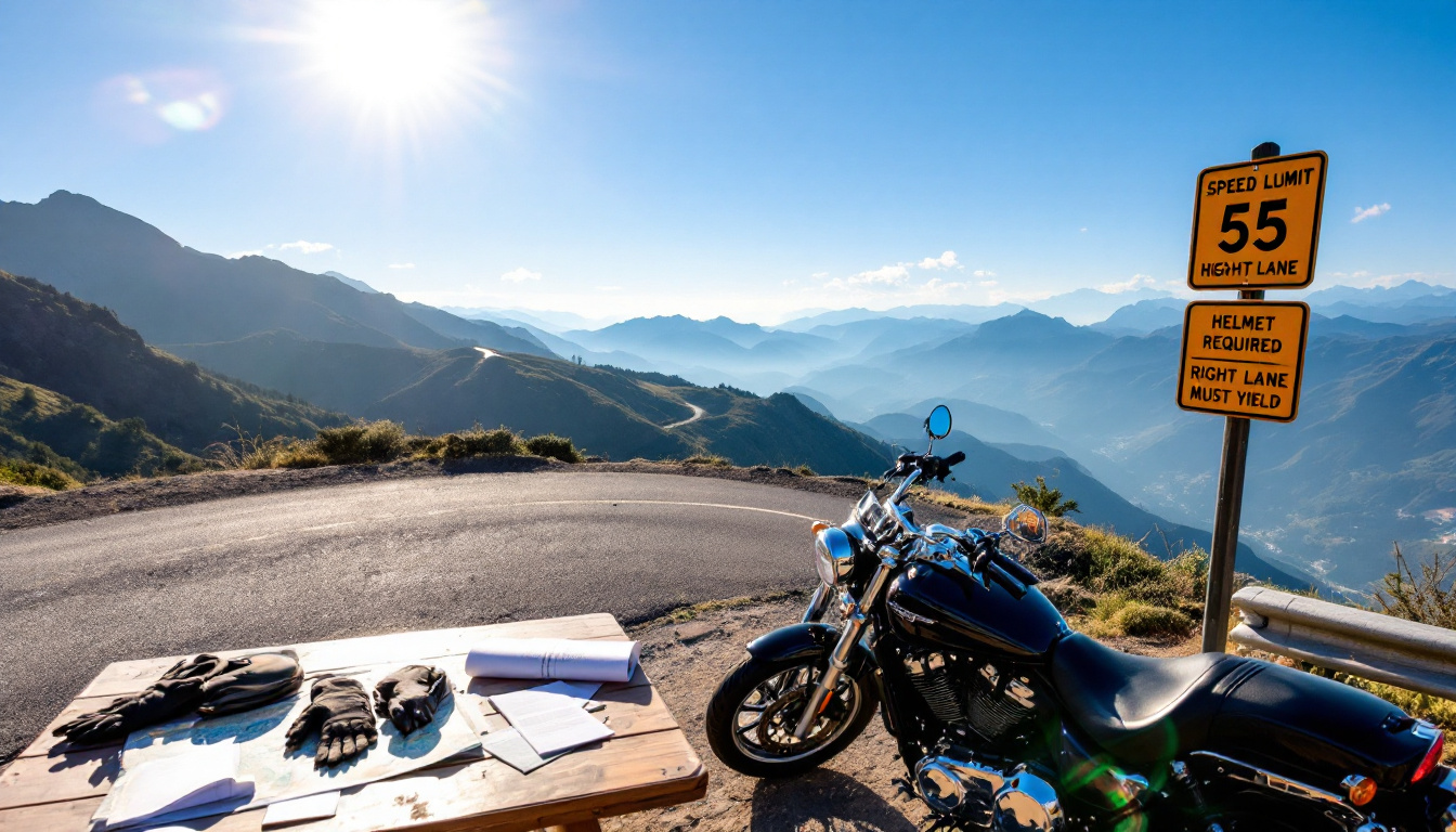 découvrez les lois et réglementations essentielles pour voyager à moto en toute sécurité. informez-vous sur les exigences en matière de permis, d'équipement et de sécurité routière pour profiter pleinement de vos aventures à deux roues.