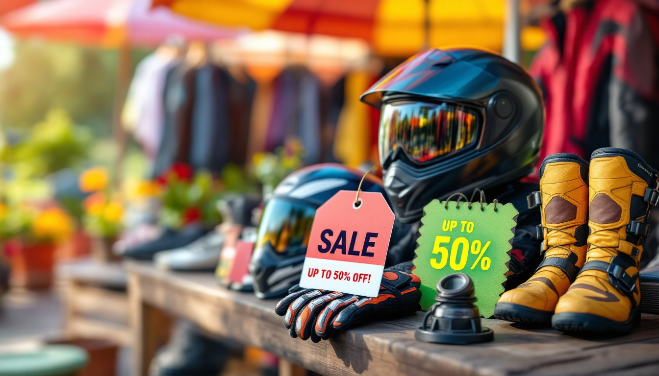 discover our summer promotions and save on biker gear with discounts of up to 50%. don't miss this opportunity to equip yourself at reduced prices for your two-wheeled adventures!