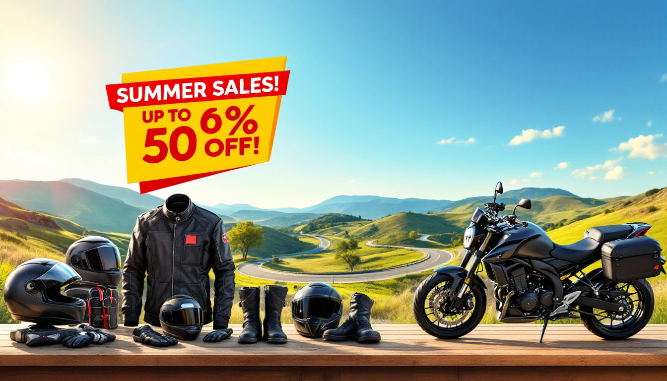 discover our exceptional summer promotions! enjoy discounts of up to 50% on a wide selection of gear for bikers. don't miss this opportunity to equip yourself at reduced prices and ride safely all summer long.