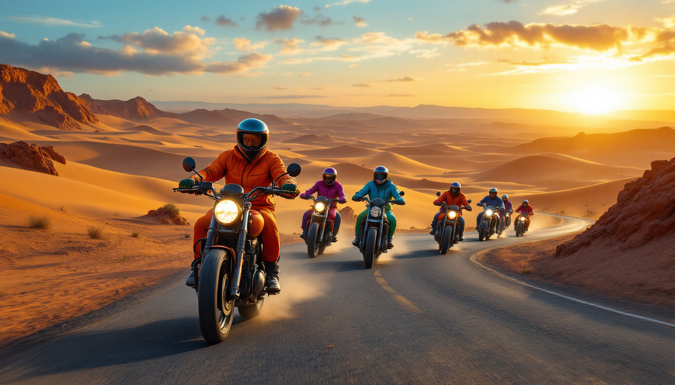 rejoignez-nous pour une aventure à moto inoubliable à travers le maroc ! parcourez 5.600 km en groupe, découvrez des paysages époustouflants et vivez des moments uniques lors de ce road trip extraordinaire.