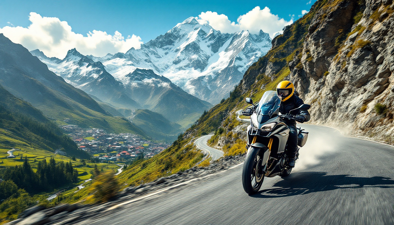 discover the excitement of a motorcycle adventure through the picturesque roads of annapurna. explore breathtaking landscapes, vibrant cultures, and an unforgettable experience in the heart of the Nepalese mountains.