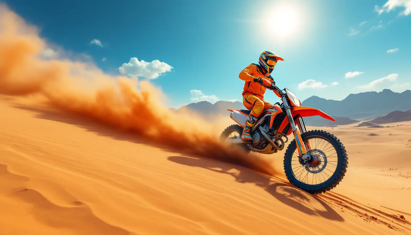 scopri l' adrenalina dell'avventura in moto d'enduro attraverso il deserto tunisino. esplora panorami mozzafiato, supera sfide estreme e vivi momenti indimenticabili nel cuore della natura selvaggia. parti per l'assalto delle dune e goditi un'esperienza unica su due ruote.