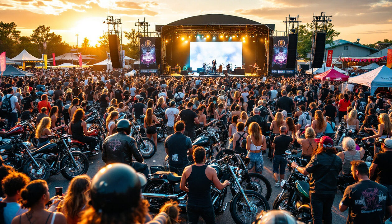 découvrez l'univers vibrant des festivals de musique et des réunions de motards. plongez dans une ambiance festive où la passion de la musique rencontre celle de la moto, offrant des moments inoubliables, des rencontres authentiques et des spectacles live inoubliables. rejoignez-nous pour célébrer la liberté et l'aventure au cœur de ces événements incontournables.