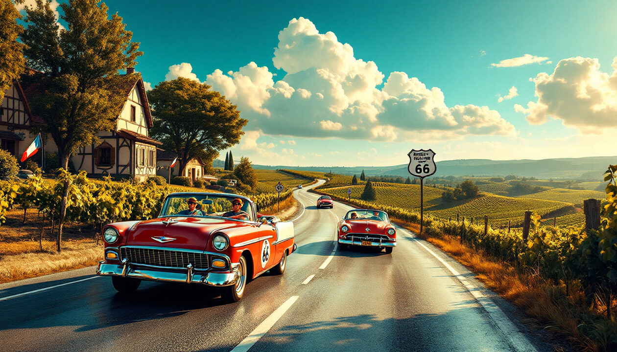 découvrez les grands itinéraires de la route 66 en france, alliant culture, histoire et paysages à couper le souffle. embarquez pour un voyage unique à travers des destinations emblématiques, des routes pittoresques et des expériences mémorables qui célèbrent l'esprit de l'amérique tout en explorant les charmantes facettes de la france.