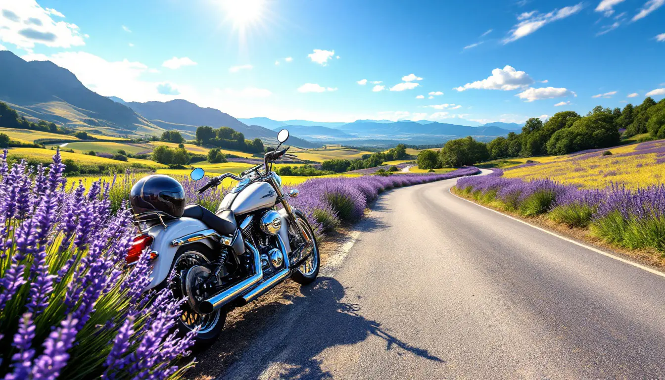scopri gli itinerari pittoreschi attraverso i campi di lavanda in moto, un'avventura emozionante nel cuore della provenza. goditi paesaggi incantevoli, profumi rilassanti e un'esperienza indimenticabile su due ruote.