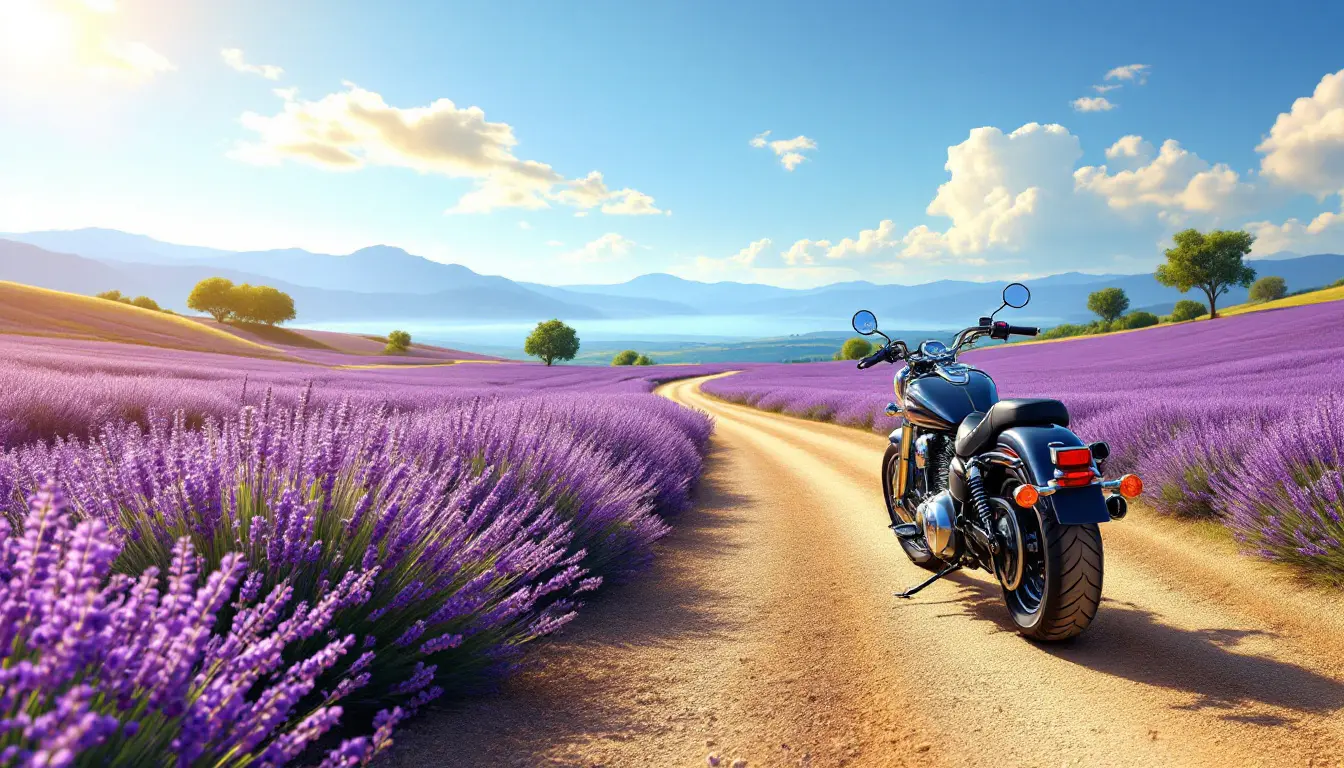 scopri gli itinerari incantevoli dei campi di lavanda in moto. evaditi su strade pittoresche, immergiti nei paesaggi profumati e vivi un'esperienza indimenticabile nel cuore della provenza.
