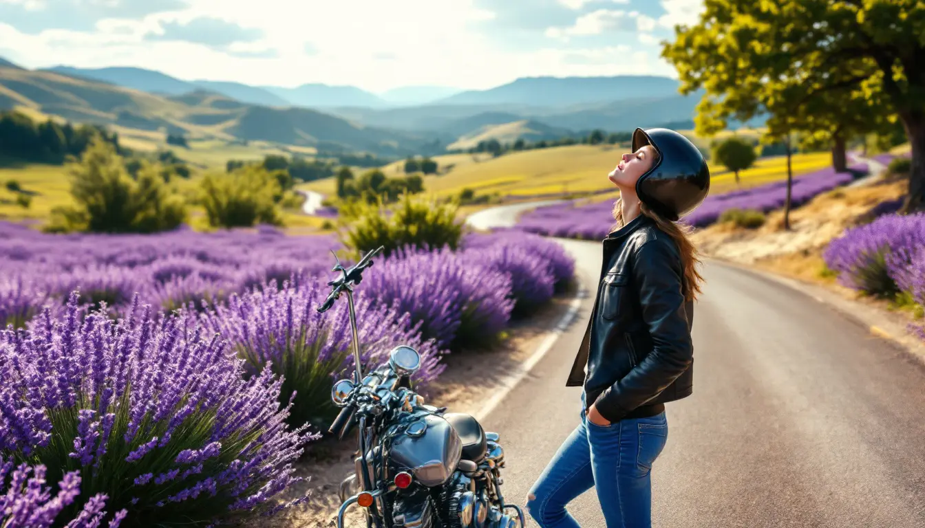 scopri itinerari incantevoli attraverso i campi di lavanda in moto. tuffati in un'esperienza indimenticabile tra paesaggi colorati e profumati della provenza, godendo della libertà della strada. perfetto per gli amanti della natura e gli appassionati di moto!