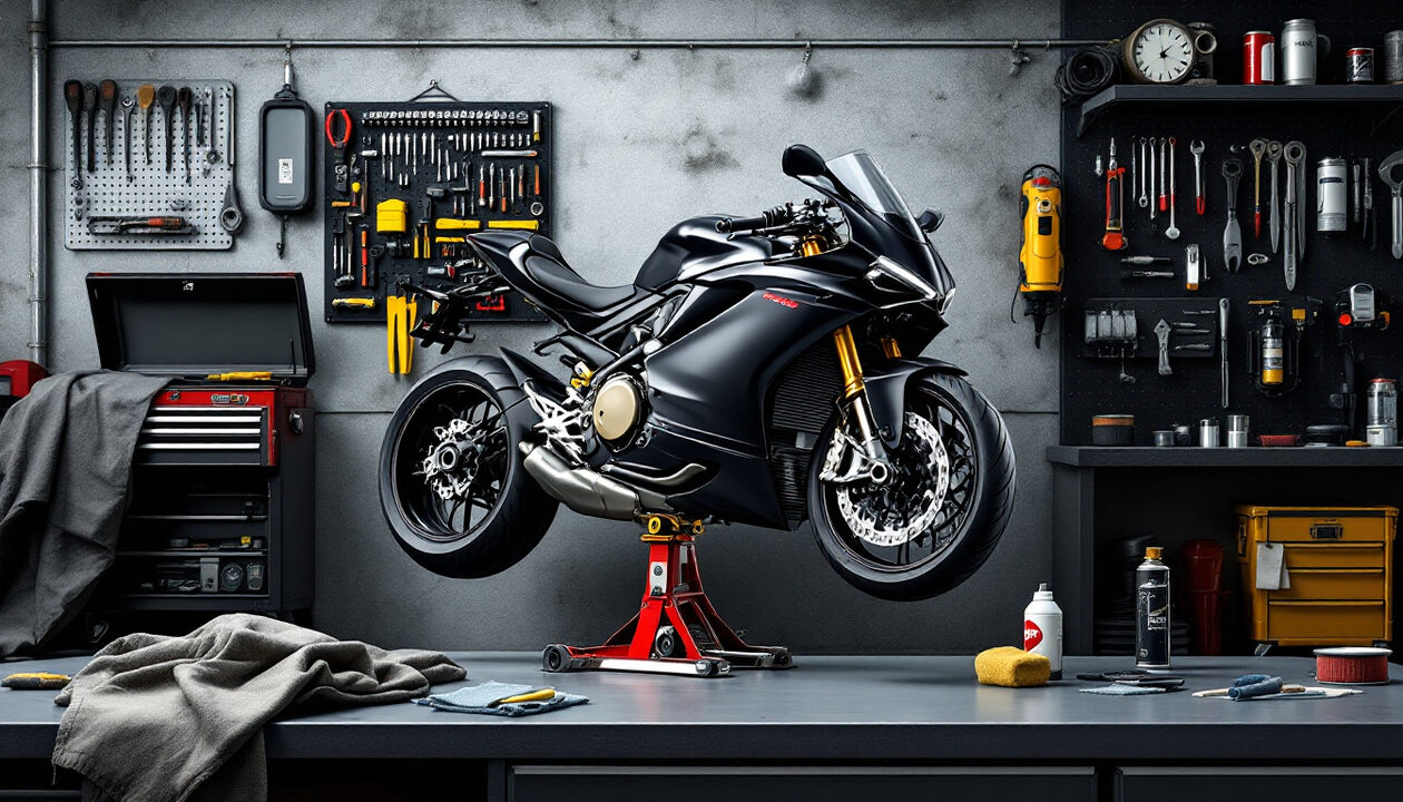 découvrez notre sélection des meilleurs accessoires pour simplifier l'entretien de votre moto. que ce soit des outils pratiques, des produits d'entretien ou des dispositifs d'organisation, trouvez tout ce qu'il vous faut pour garder votre deux-roues en parfait état et rouler en toute sérénité.