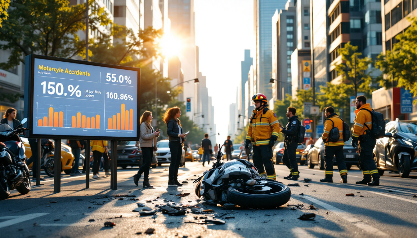 discover key statistics on motorcycle accidents, including causes, consequences, and prevention measures. inform yourself to better understand the stakes of road safety and protect motorcyclists.