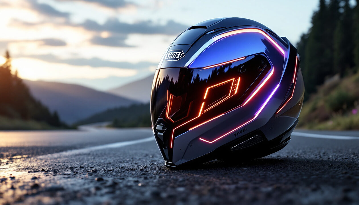 découvrez le casque de moto révolutionnaire conçu par shoei et eyelights, alliant technologie avancée et sécurité optimale pour transformer l'expérience des motards. une innovation qui redéfinit les standards de protection sur la route.