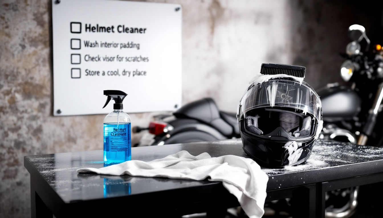 discover practical and effective tips for maintaining your motorcycle helmet. prolong its lifespan and ensure your safety by learning to clean and store it properly.