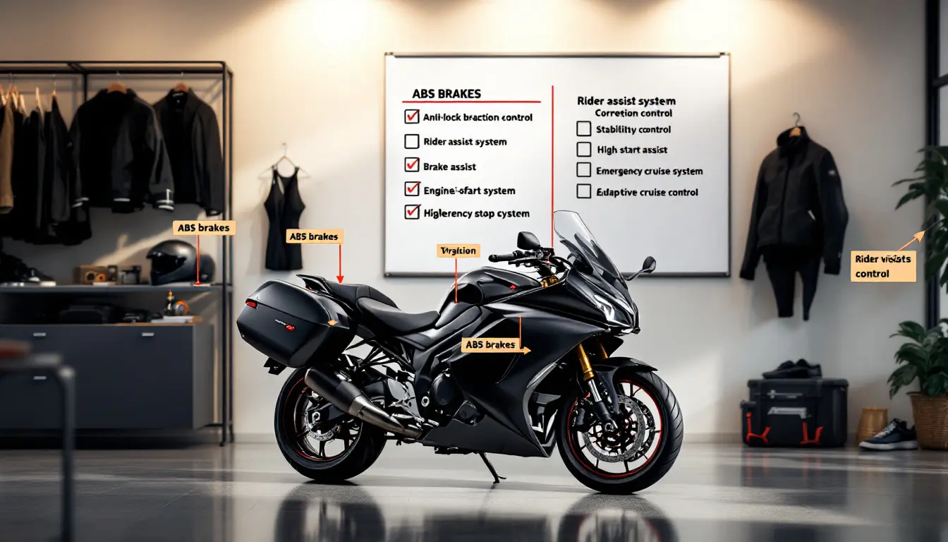 scopri i dispositivi di sicurezza essenziali da considerare prima di acquistare una moto. assicurati della tua protezione con i nostri consigli sugli equipaggiamenti di sicurezza da valutare per fare la scelta migliore.