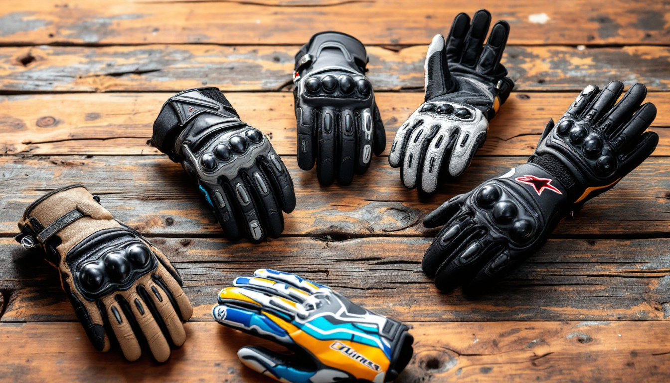 discover our selection of the best brands of motorcycle gloves, combining comfort, safety, and style. find the ideal model for your adventures on two wheels and protect your hands while adding a personal touch to your outfit!