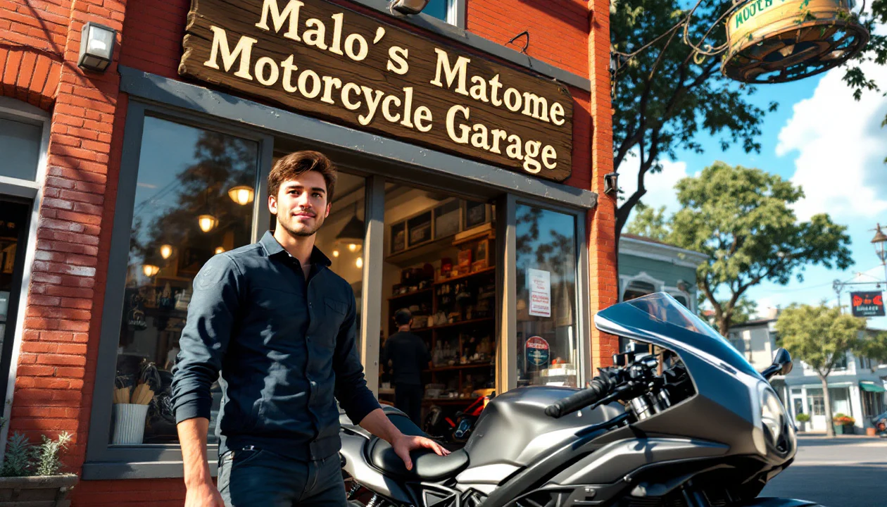 découvrez le nouveau garage de motos de malo marie à percy, un espace dédié à la passion des deux-roues. services de réparations, entretien et conseils d'experts pour tous les motards.