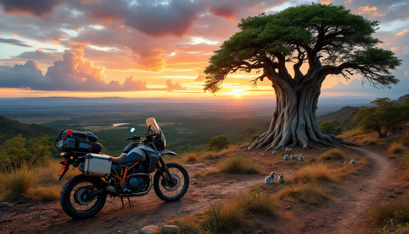 scopri l'incredibile avventura di un viaggio di 25 giorni attraverso madagascar in moto. esplora paesaggi stupefacenti, incontra culture affascinanti e vivi l'adrenalina di un viaggio in solitaria nel cuore dell'isola rossa.
