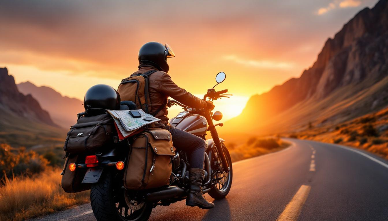 discover the essentials to equip your motorcycle for your first road trip in A2. practical advice and tips to prepare your journey safely and comfortably!