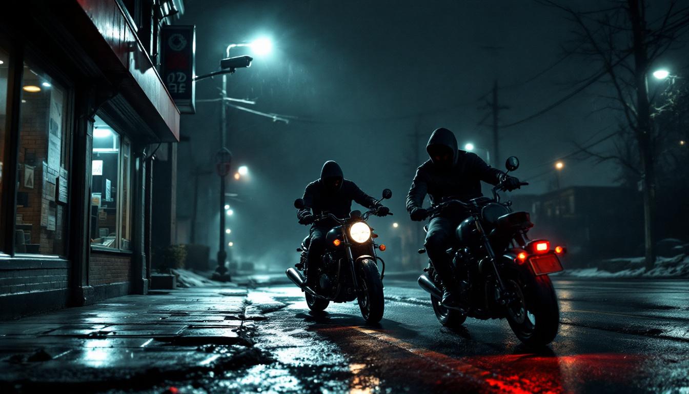 deux motos ont été dérobées à longueuil par des voleurs filmés par des caméras de surveillance. découvrez les détails de cette bande de malfaiteurs et les mesures de sécurité à adopter pour protéger vos biens.