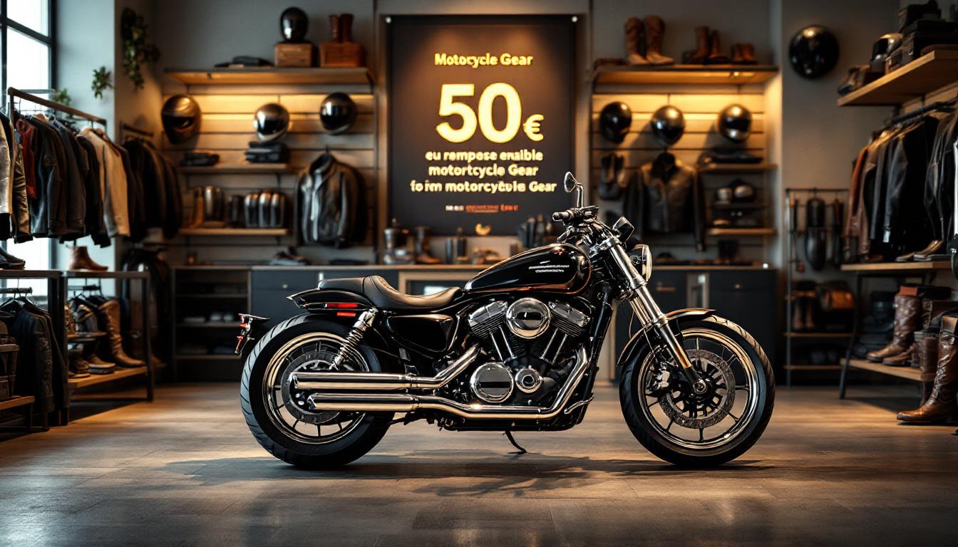 discover the motorcyclists' mutual offering you a reimbursement of 50 euros on your motorcycle equipment. take advantage of this offer to equip your passion safely and cost-effectively.
