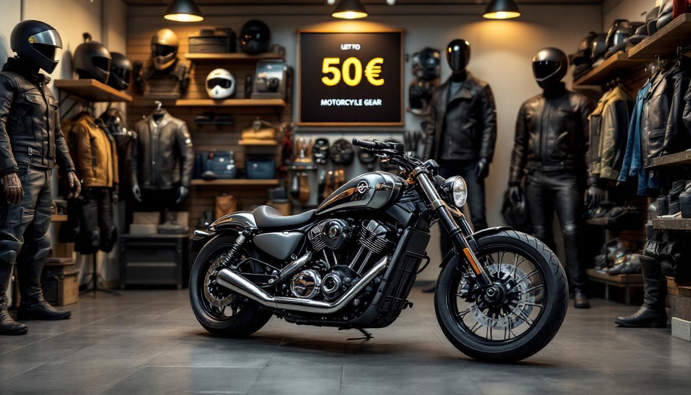 take advantage of an exceptional offer from the motorcyclists' mutual! benefit from a reimbursement of 50 euros on your motorcycle equipment to ride in safety and style. don’t miss this opportunity to secure your trips while saving money.