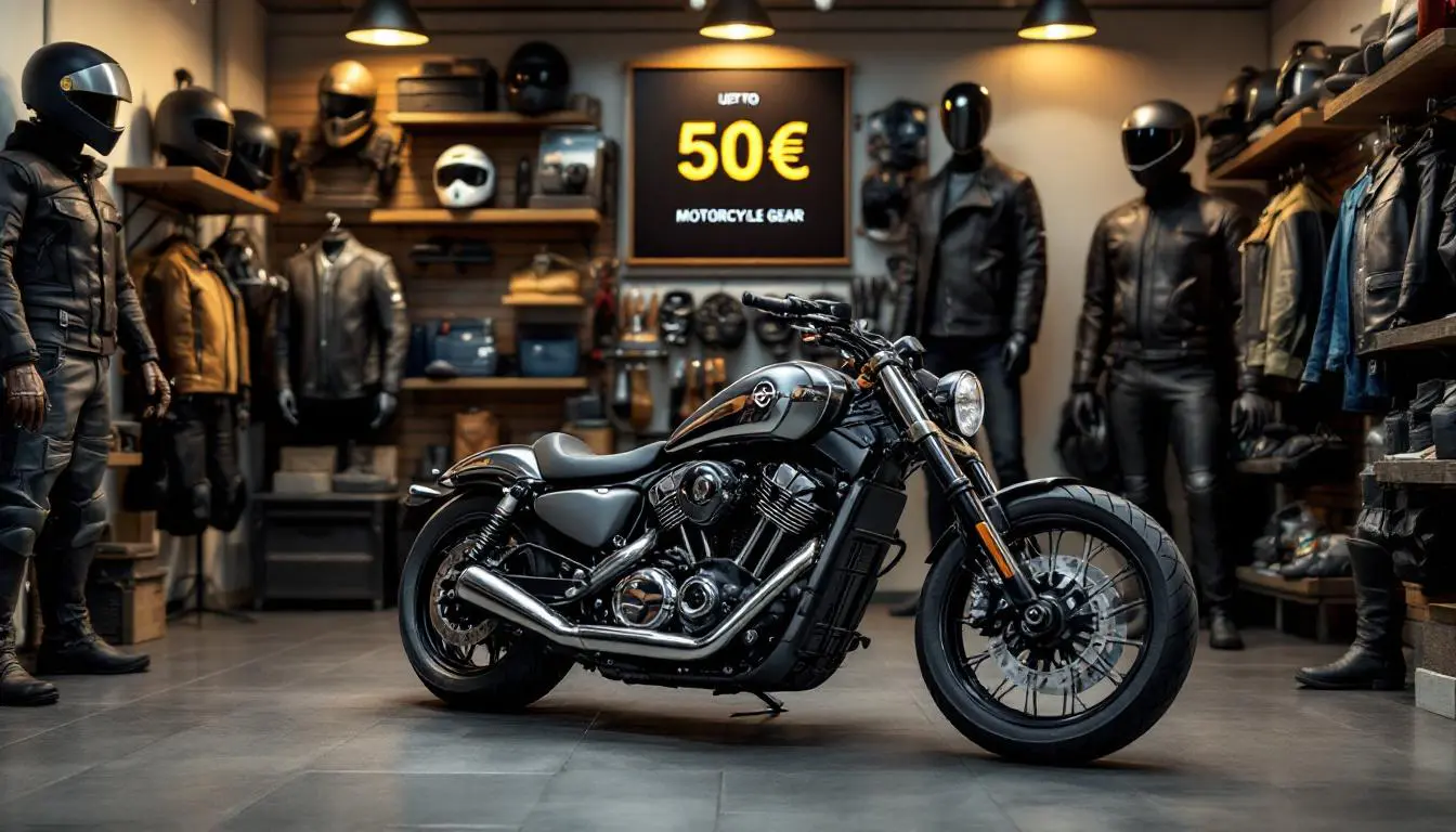 profitez d'une offre exceptionnelle de la mutuelle des motards ! bénéficiez d'un remboursement de 50 euros sur vos équipements de moto pour rouler en toute sécurité et style. ne ratez pas cette opportunité de sécuriser vos trajets tout en économisant.