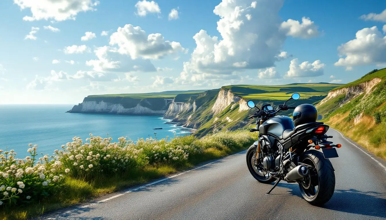 embark on an unforgettable motorcycle escape in normandy and relive history on the traces of d-day. explore breathtaking landscapes, visit memorable sites and immerse yourself in the heart of norman culture while enjoying the freedom of riding a motorcycle.