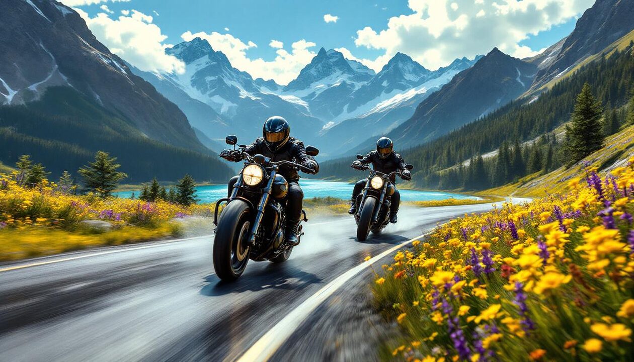 découvrez notre passionnante aventure à moto à travers le canada. rejoignez-nous pour un périple inoubliable sur deux roues, avec des paysages à couper le souffle, des rencontres authentiques et des moments mémorables sur les routes canadiennes.