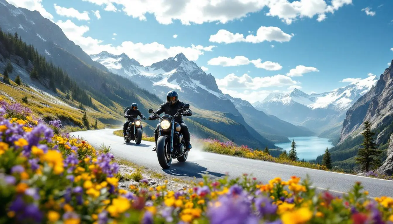 découvrez notre incroyable périple à moto à travers le canada, une aventure à deux roues ponctuée de paysages époustouflants, de rencontres inoubliables et d'expériences uniques. embarquez avec nous et laissez-vous inspirer par la beauté sauvage du grand nord !
