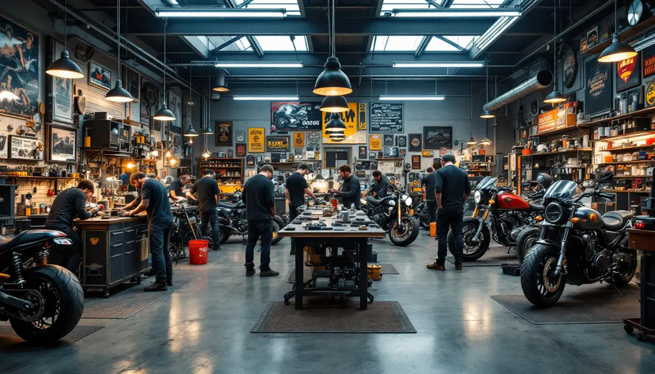 à nanteuil-lès-meaux, découvrez un garage innovant proposant des ateliers dédiés aux passionnés de moto souhaitant apprendre à réparer eux-mêmes leurs machines dans un espace convivial et professionnel.