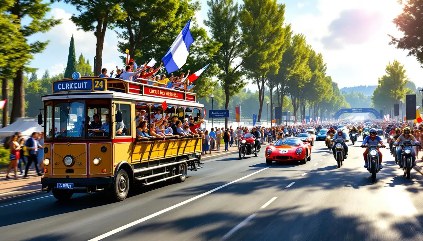 scoprite tutti i nostri consigli pratici per accedere facilmente al circuito del mans classic 2025, che voi scegliate di andarci in tram, a piedi, in bicicletta, in auto o in motocicletta. preparate la vostra visita serenamente!