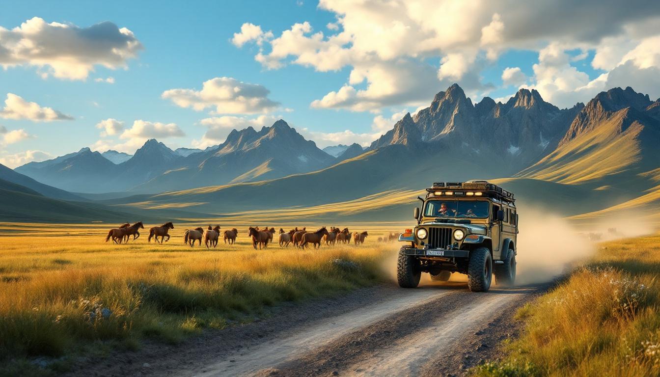 set off on an unforgettable adventure through the wild landscapes of Mongolia. discover a breathtaking road trip between immense steppes, nomadic traditions, and preserved nature. live the journey of your life!