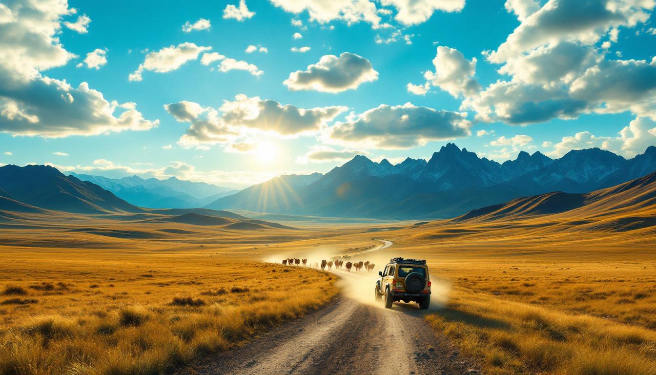 set off on an unforgettable adventure through the vast steppes and mountains of Mongolia. discover an extraordinary road trip at the heart of wild and authentic landscapes!